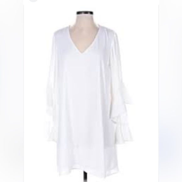 Three Eighty Two Dresses & Skirts - Three Eighty Two White Kimono *NEW WITH TAGS*